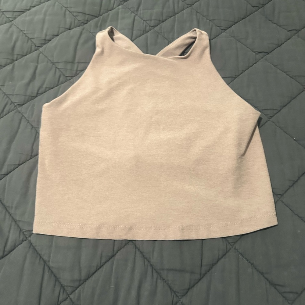 Beyond Yoga Tan Crop Top
